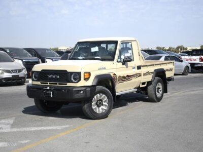 2025 Toyota Land Cruiser Pick Up 79 series 4.0L 6 Cylinders Engine Beige Tan Pickup Truck