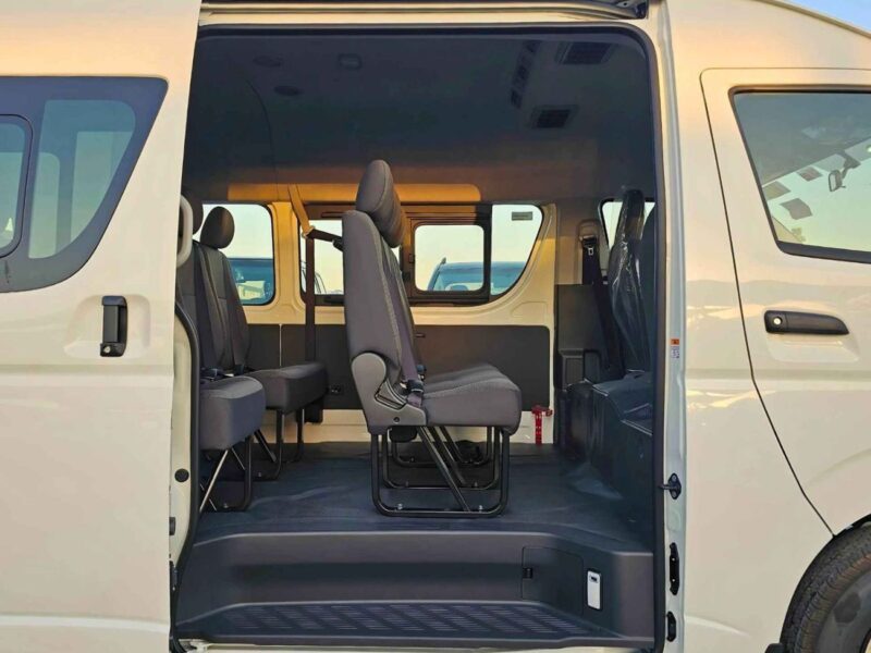 2025 Toyota Hiace HIGHROOF DX OLD SHAPE 2.5L V4 DIESEL M/T White Grey Van GCC