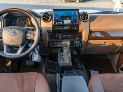 2024 Toyota Land Cruiser Hard Top LC76 2.8 Litres 4 Cylinders Diesel White Tan SUV