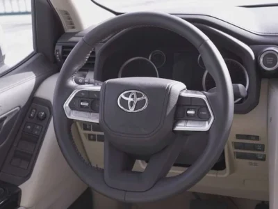 2024 Toyota Land Cruiser GXR 3.5L 6 Cylinder Petrol Twin Turbo Engine White Beige SUV