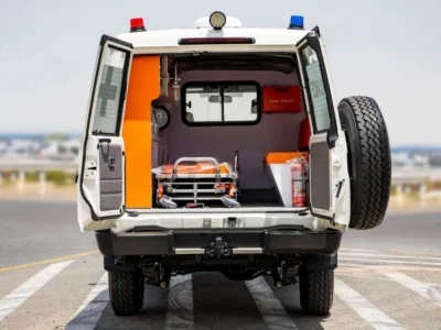 2025 Toyota Land Cruiser 78 Hard Top Ambulance 4.2 Litres V6 Diesel Engine White Grey SUV