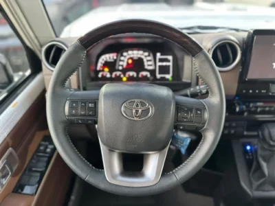 2025 Toyota Land Cruiser 70 LX 2.8 Litres 4 Cylinders Diesel Engine White Brown SUV GCC