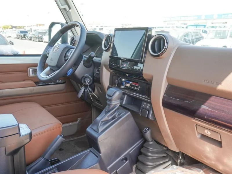 2025 Toyota Land Cruiser 70 2.8 Litres 4 Cylinders Diesel Engine White Tan SUV GCC