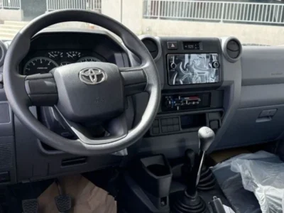 2025 Toyota Land Cruiser Pickup LC79 DC 4.2L 6 Cylinders Diesel Engine White Grey Pickup