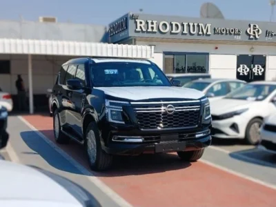 2025 Nissan Patrol SE Platinum City 3.8 Litres 6 Cylinders Petrol Engine Black Red SUV GCC