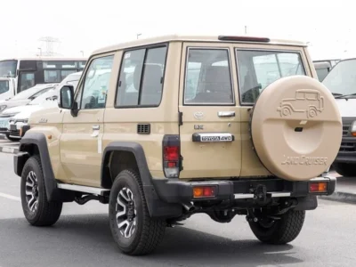 2025 Toyota Land Cruiser 70 LX 2.8 Litres 4 Cylinders Diesel Engine Beige Tan SUV GCC