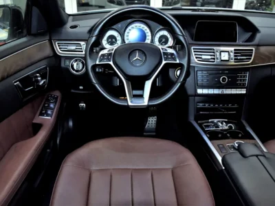 2016 Mercedes-Benz E-Class E 500 8 Cylinders Petrol Engine White Brown Sedan
