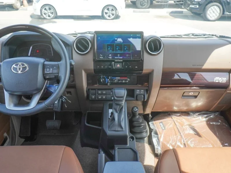 2025 Toyota Land Cruiser 70 2.8 Litres 4 Cylinders Diesel Engine White Tan SUV GCC