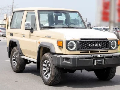 2025 Toyota Land Cruiser 70 LX 2.8 Litres 4 Cylinders Diesel Engine Beige Tan SUV GCC