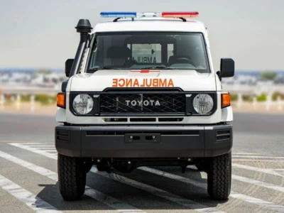2025 Toyota Land Cruiser 78 Hard Top Ambulance 4.2 Litres V6 Diesel Engine White Grey SUV
