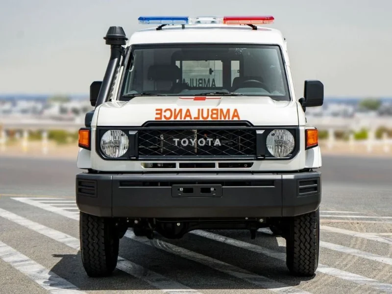 2025 Toyota Land Cruiser 78 Hard Top Ambulance 4.2 Litres V6 Diesel Engine White Grey SUV