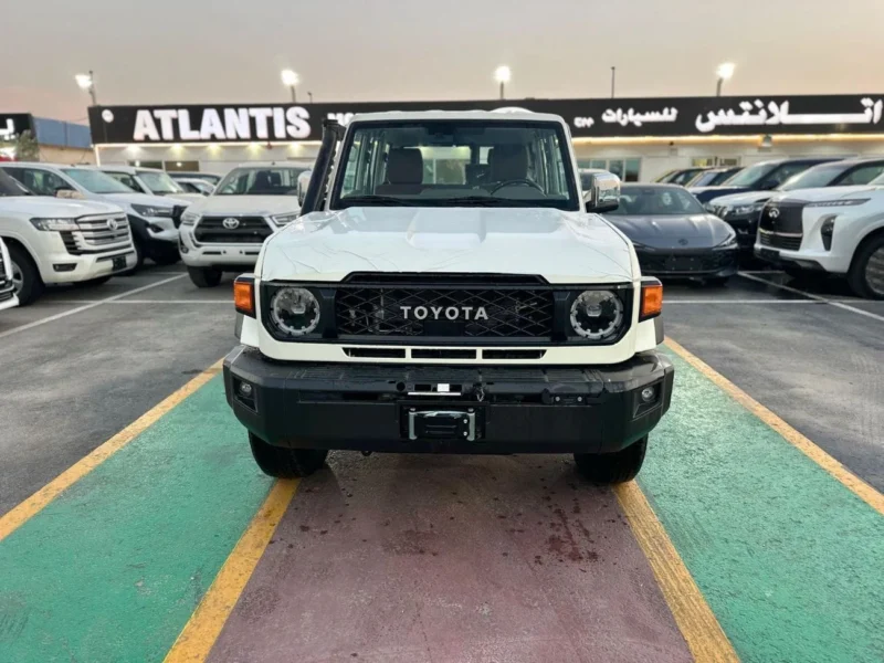 2025 Toyota Land Cruiser 70 LX 2.8 Litres 4 Cylinders Diesel Engine White Brown SUV GCC