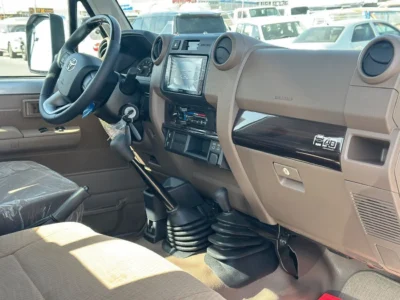 2025 Toyota Land Cruiser Pick Up STD 4.0L V6 SINGLE CAB Utility White Beige Pickup Truck