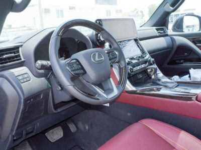 2025 Lexus LX600 3.5 Litres V6 Petrol Engine Black Burgundy SUV Automatic GCC Specs