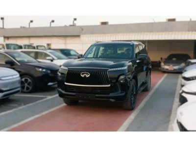 2025 Infiniti QX80 AUTOGRAPH 3.5 Litres 6 Cylinders Petrol Engine Black Red SUV Automatic