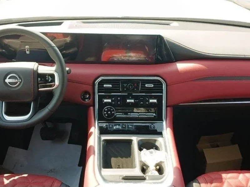 2025 Nissan Patrol SE Platinum City 3.8 Litres 6 Cylinders Petrol Engine Black Red SUV GCC