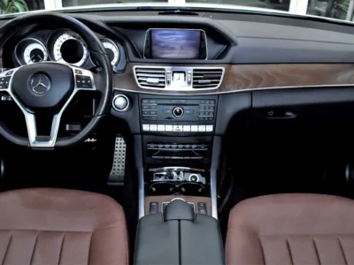 2016 Mercedes-Benz E-Class E 500 8 Cylinders Petrol Engine White Brown Sedan