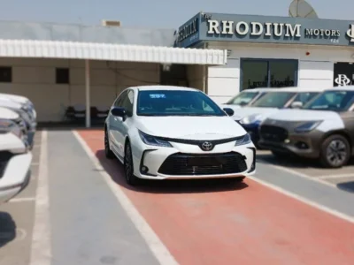 2023 Toyota Corolla GR 1.6 Litres 4 Cylinders Petrol Engine White Black Sedan
