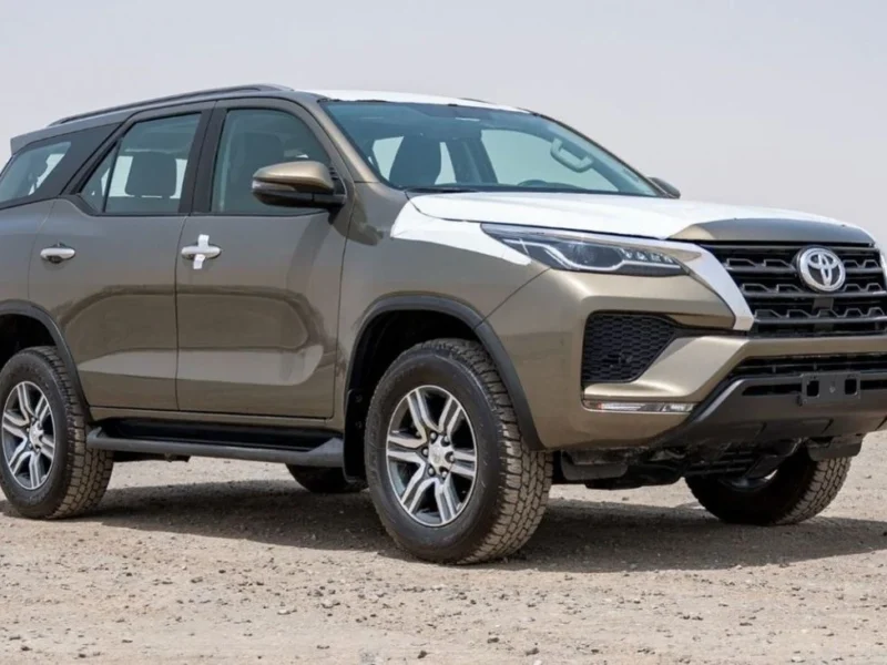 2024 TOYOTA FORTUNER 2.4 Litres 4 Cylinder DIESEL AT MID OPTION Bronze Black SUV