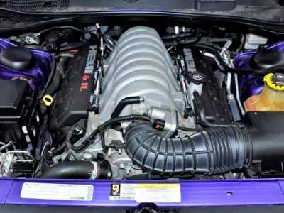 2010 Dodge Challenger Srt8 8 Cylinders Petrol Engine Purple Black Coupe GCC Specs