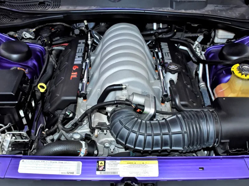 2010 Dodge Challenger Srt8 8 Cylinders Petrol Engine Purple Black Coupe GCC Specs