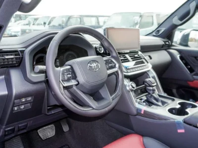 2025 Toyota Land Cruiser VXR 3.3 Litres 6 Cylinders Diesel Engine Black Red SUV GCC