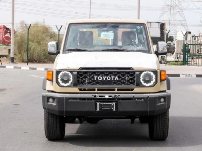 2025 Toyota Land Cruiser 70 LX 2.8 Litres 4 Cylinders Diesel Engine Beige Tan SUV GCC