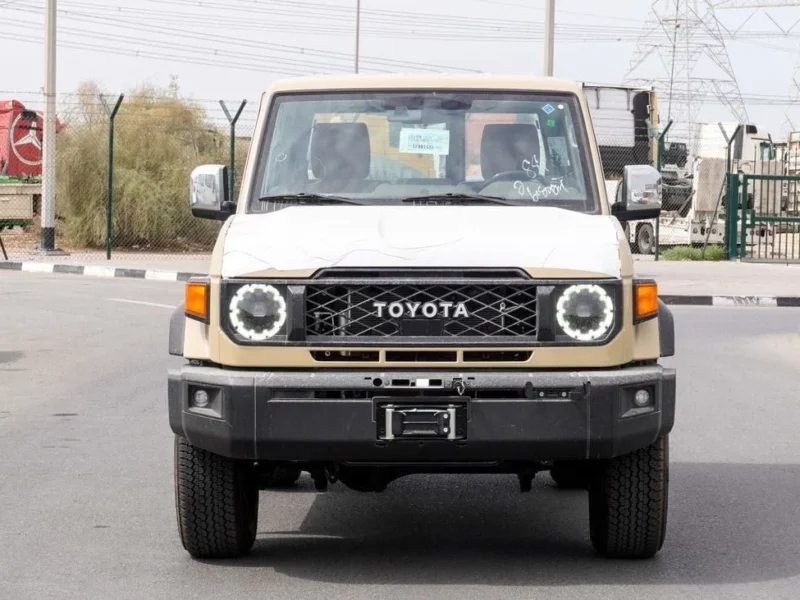 2025 Toyota Land Cruiser 70 LX 2.8 Litres 4 Cylinders Diesel Engine Beige Tan SUV GCC