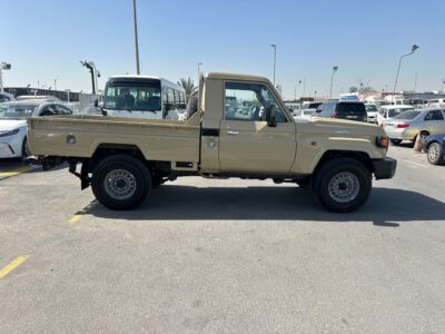 2025 Toyota Land Cruiser Pick Up STD 4.0L V6 SINGLE CAB Utility Beige Pickup Truck