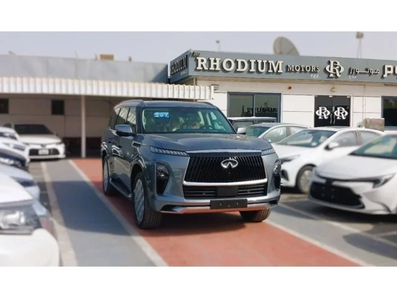 2025 Infiniti QX80 SENSORY 3.5 Litres 6 Cylinders Petrol Engine Grey Tan SUV Automatic
