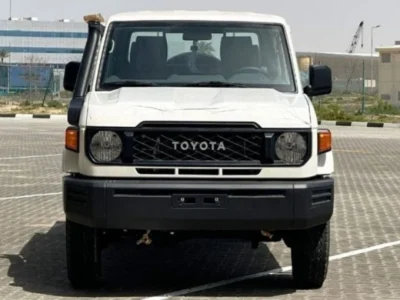 2025 Toyota Land Cruiser Pickup LC79 DC 4.2L 6 Cylinders Diesel Engine White Grey Pickup