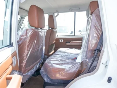 2025 Toyota Land Cruiser 70 LX 4.0 Litres 6 Cylinders Diesel Engine White Tan SUV GCC
