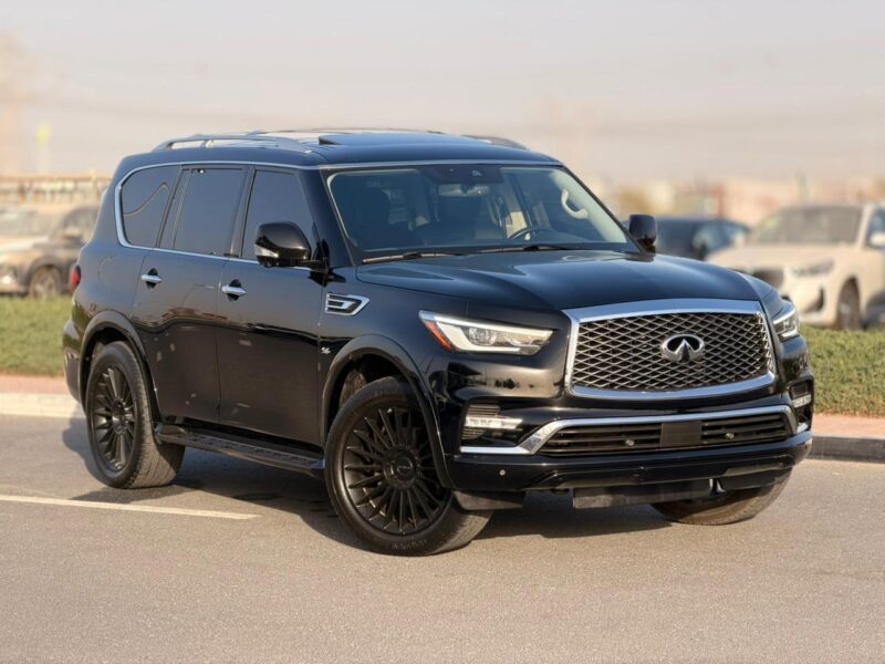 2019 Infiniti QX80 Luxe 5.6 Litres V8 VVT Black SUV 4WD Full option American Specs