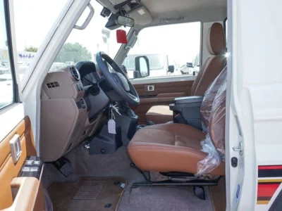 2025 Toyota Land Cruiser 70 LX 4.0 Litres V6 Petrol Engine White Tan SUV GCC
