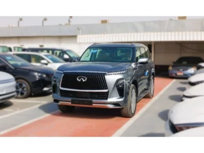 2025 Infiniti QX80 SENSORY 3.5 Litres 6 Cylinders Petrol Engine Grey Tan SUV Automatic