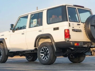 2024 Toyota Land Cruiser Hard Top LC76 2.8 Litres 4 Cylinders Diesel White Tan SUV