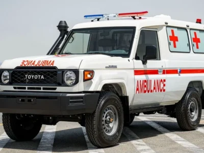 2025 Toyota Land Cruiser 78 Hard Top Ambulance 4.2 Litres V6 Diesel Engine White Grey SUV