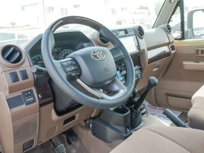 2025 Toyota Land Cruiser Pick Up 4.0L V6 SINGLE CABIN Beige Pickup Truck