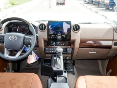 2025 Toyota Land Cruiser 70 LX 2.8 Litres 4 Cylinders Diesel Engine Beige Tan SUV GCC