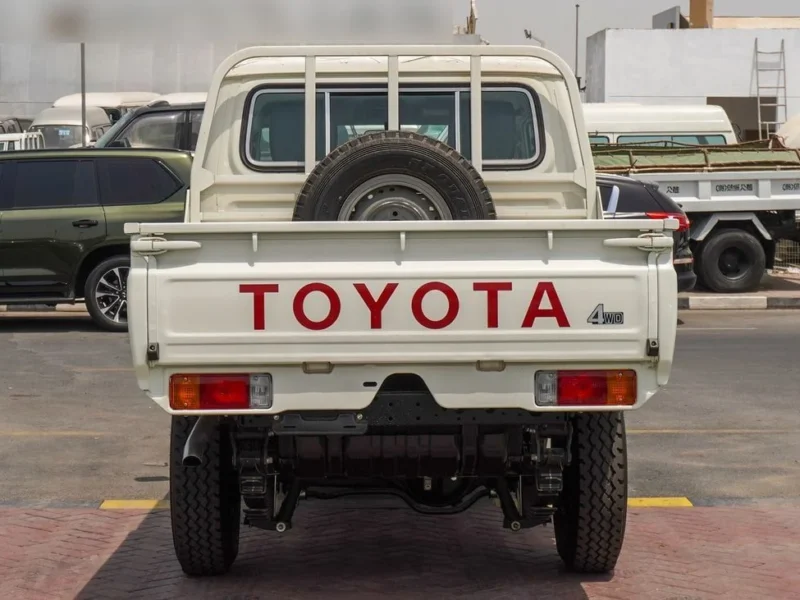 2025 Toyota Land Cruiser 4.2 Litres 6 Cylinders Diesel Engine White Grey Pickup Truck MT
