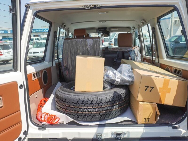 2025 Toyota Land Cruiser 70 2.8 Litres 4 Cylinders Diesel Engine White Tan SUV GCC