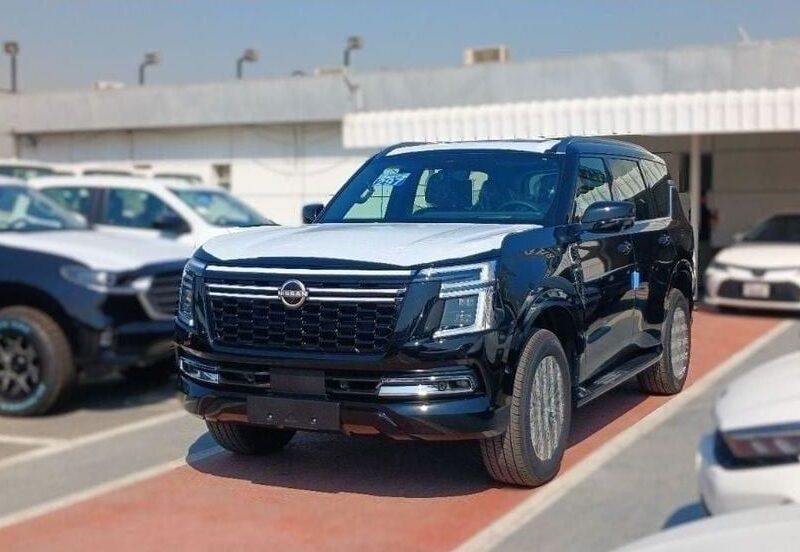 2025 Nissan Patrol SE Platinum City 3.8 Litres 6 Cylinders Petrol Engine Black Red SUV GCC
