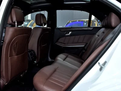 2016 Mercedes-Benz E-Class E 500 8 Cylinders Petrol Engine White Brown Sedan