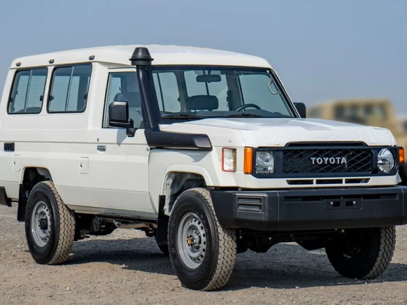 2025 Toyota LC78 Hard Top 4.2 Litres V6 Diesel Engine Manual White Grey SUV