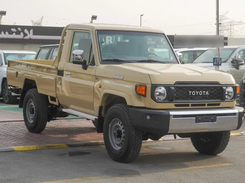 2025 Toyota Land Cruiser Pick Up LX 4.0L V6 SINGLE CABIN Beige Tan Pickup Truck