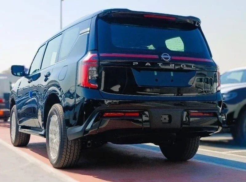 2025 Nissan Patrol SE Platinum City 3.8 Litres 6 Cylinders Petrol Engine Black Red SUV GCC