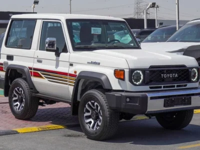 2025 Toyota Land Cruiser 70 LX 4.0 Litres V6 Petrol Engine White Tan SUV GCC