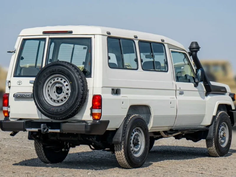 2025 Toyota LC78 Hard Top 4.2 Litres V6 Diesel Engine Manual White Grey SUV