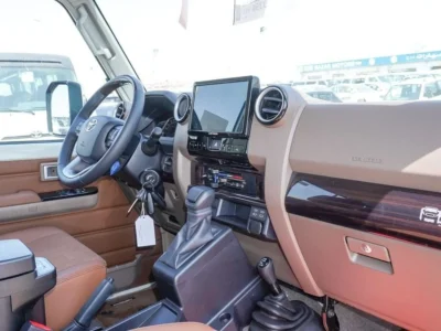 2025 Toyota Land Cruiser 70 LX 4.0 Litres V6 Petrol Engine White Tan SUV GCC