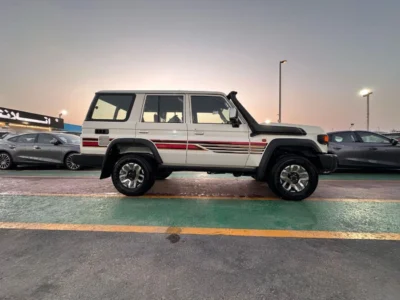 2025 Toyota Land Cruiser 70 LX 2.8 Litres 4 Cylinders Diesel Engine White Brown SUV GCC